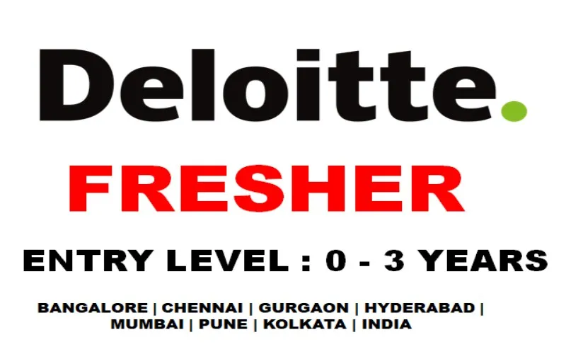 Job Openings at Deloitte for Entry-Level Freshers | Experience: 0-4 Years